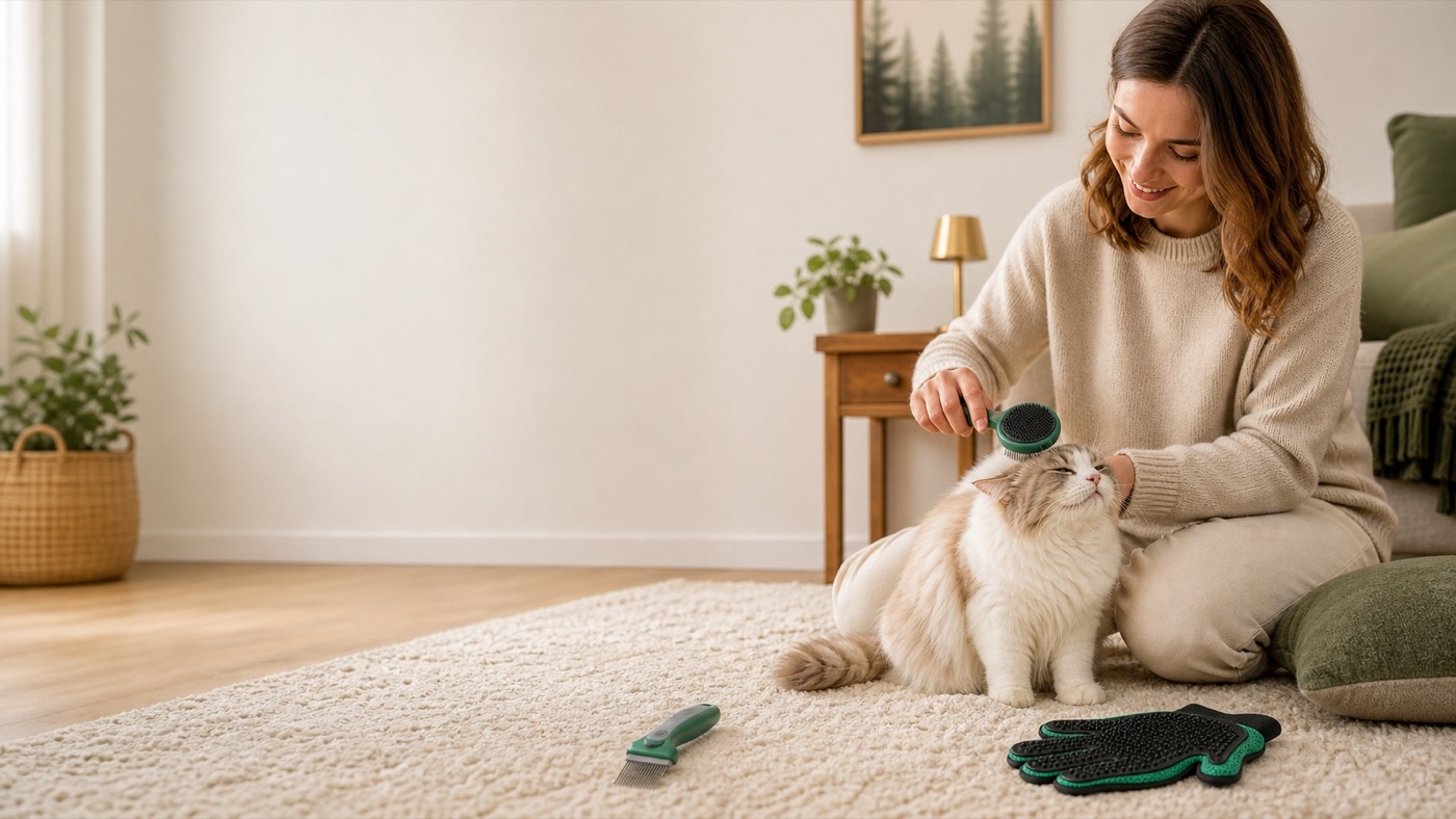 Gentle pet grooming
